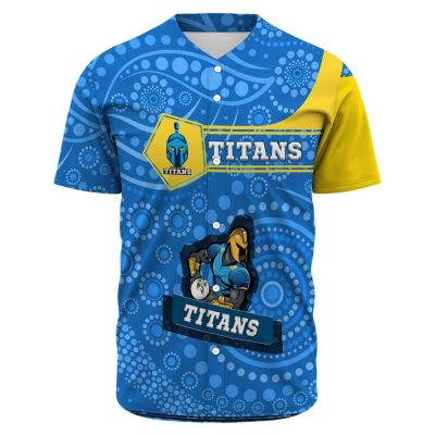 NRL Gold Coast Titans Indigenous Baseball Jersey