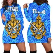 NRL Gold Coast Titans Indigenous Women Hoodie Dress
