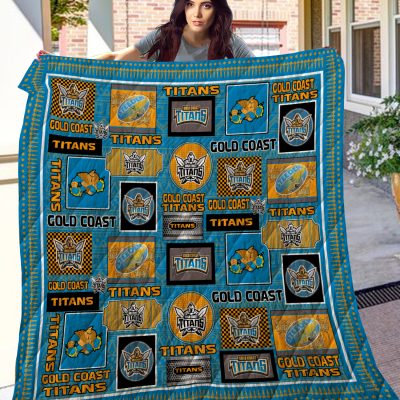 NRL Gold Coast Titans Quilt Blanket V1