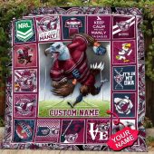 Nrl Manly Warringah Sea Eagles Custom Name Mascot Quilt Blanket 0140.jpg - demo10