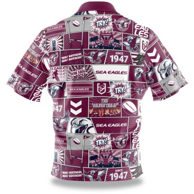 NRL Manly Warringah Sea Eagles Fanatic Hawaiian Shirt
