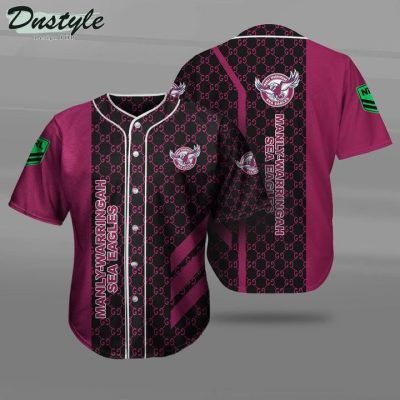 NRL Manly Warringah Sea Eagles GC Style Baseball Jersey