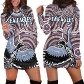 NRL Manly Warringah Sea Eagles Indigenous Aboriginal Women Hoodie Dress
