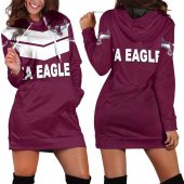 NRL Manly Warringah Sea Eagles Original Women Hoodie Dress