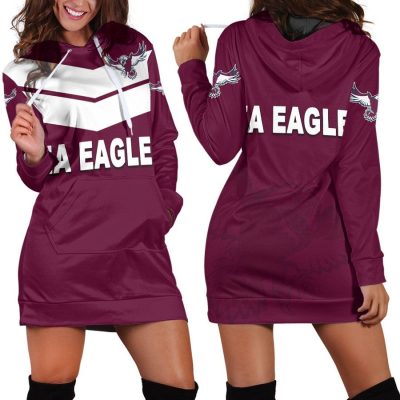 NRL Manly Warringah Sea Eagles Original Women Hoodie Dress