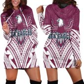 NRL Manly Warringah Sea Eagles Rugby Team Women Hoodie Dress