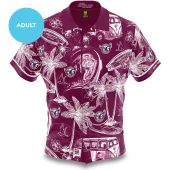 Nrl Manly Warringah Sea Eagles Surfboard Custom Name Number Hawaiian Shirt 4514.jpg - demo10