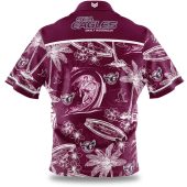Nrl Manly Warringah Sea Eagles Surfboard Custom Name Number Hawaiian Shirt 4519.jpg - demo10