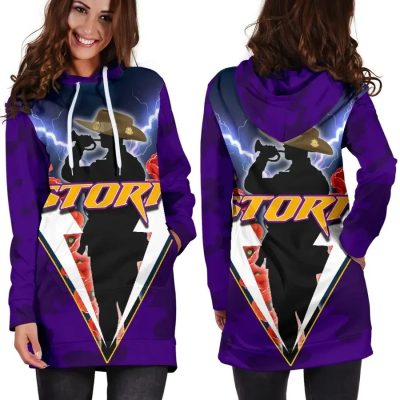 NRL Melbourne Storm ANZAC Day Women Hoodie Dress