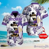 NRL Melbourne Storm Custom Name Mickey Hawaiian Shirt
