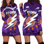 Nrl Melbourne Storm Indigenous Aboriginal Women Hoodie Dress 1.jpg - demo10