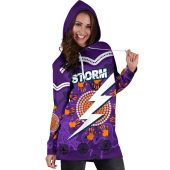 Nrl Melbourne Storm Indigenous Aboriginal Women Hoodie Dress 4.jpg - demo10