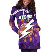 Nrl Melbourne Storm Indigenous Aboriginal Women Hoodie Dress 5.jpg - demo10