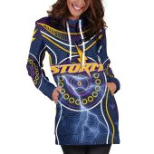 Nrl Melbourne Storm Lightning Indigenous Women Hoodie Dress 5.jpg - demo10