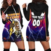 NRL Melbourne Storm NAIDOC Custom Name Number Women Hoodie Dress