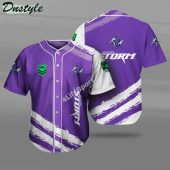 NRL Melbourne Storm Purple White Baseball Jersey