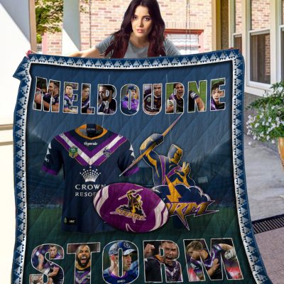 NRL Melbourne Storm Special Edition Quilt Blanket