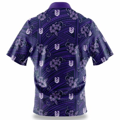 NRL Melbourne Storm Tribal Hawaiian Shirt