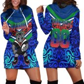 NRL New Zealand Warriors Aboriginal Tattoo Custom Name Number Women Hoodie Dress
