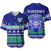 NRL New Zealand Warriors Christmas Baseball Jersey