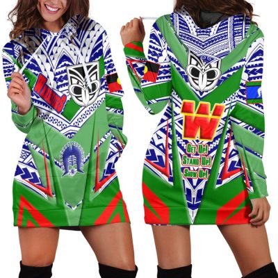 NRL New Zealand Warriors NAIDOC Sporty Style Women Hoodie Dress