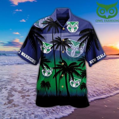 NRL New Zealand Warriors Palm Trees Hawaiian Shirt V11