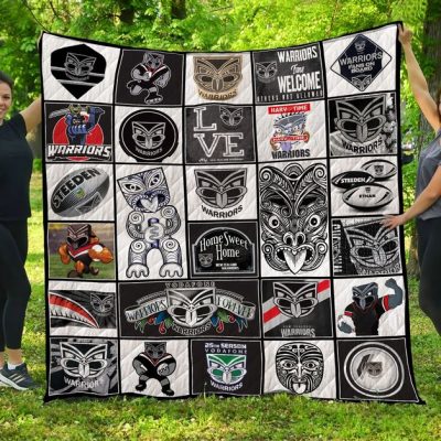 NRL New Zealand Warriors Quilt Blanket