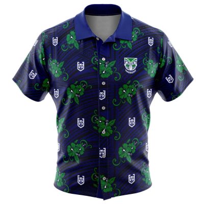 NRL New Zealand Warriors Tribal Hawaiian Shirt