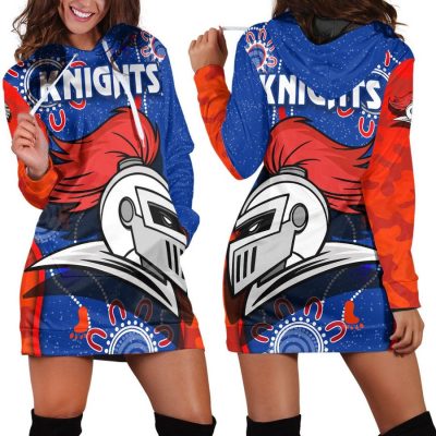 NRL Newcastle Knights Aboriginial Women Hoodie Dress