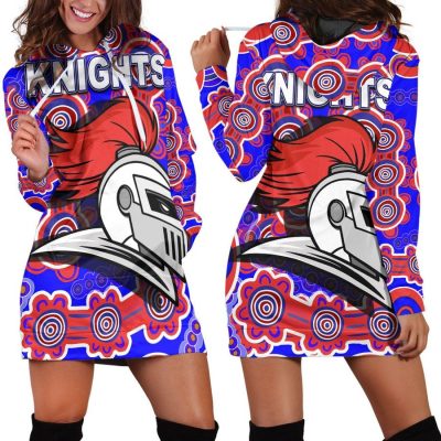 NRL Newcastle Knights Indigenous Women Hoodie Dress V2