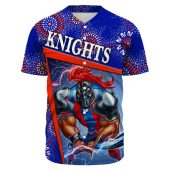 Nrl Newcastle Knights Mascot Indigenous Baseball Jersey 5627.jpeg - demo10
