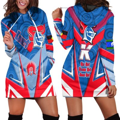 NRL Newcastle Knights NAIDOC Sporty Style Women Hoodie Dress