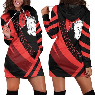 NRL Newcastle Knights Rugby Team Women Hoodie Dress