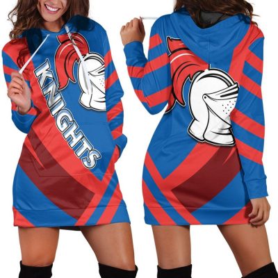NRL Newcastle Knights Simple Style Women Hoodie Dress