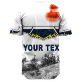 Nrl North Queensland Cowboys Custom Text Anzac Day Soldiers Baseball Jersey 0834.jpeg - demo10