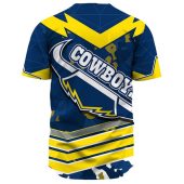 Nrl North Queensland Cowboys Custom Text Camo Style Baseball Jersey 0846.jpeg - demo10