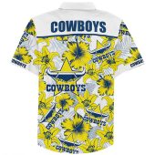 Nrl North Queensland Cowboys Custom Text Floral Hawaiian Shirt 5929.jpg - demo10