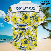 Nrl North Queensland Cowboys Custom Text Floral Hawaiian Shirt 5931.jpg - demo10