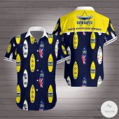 NRL North Queensland Cowboys Surfboard Hawaiian Shirt