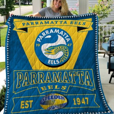 NRL Parramatta Eels EST 1947 Quilt Blanket