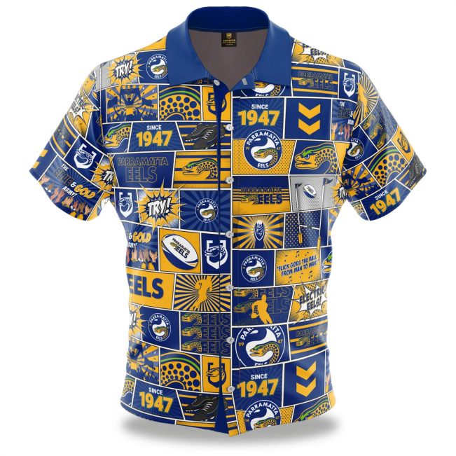 NRL Parramatta Eels Fanatic Hawaiian Shirt