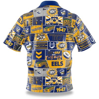 NRL Parramatta Eels Fanatic Hawaiian Shirt