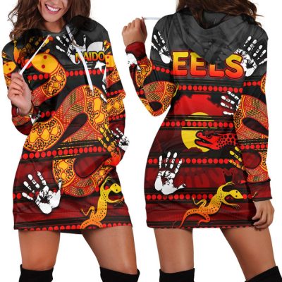 NRL Parramatta Eels Indigenous NAIDOC Version Women Hoodie Dress