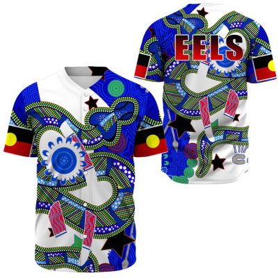 NRL Parramatta Eels NAIDOC Blue Baseball Jersey