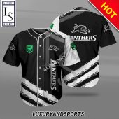 NRL Penrith Panthers Black White Baseball Jersey V13