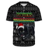 Nrl Penrith Panthers Custom Text Number Christmas Baseball Jersey 1919.jpeg - demo10