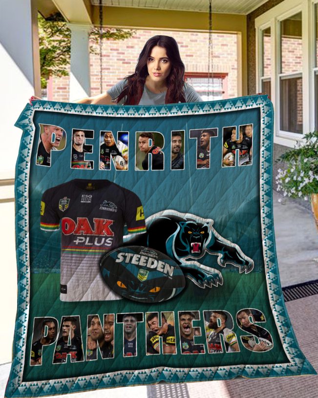 NRL Penrith Panthers Quilt Blanket V1
