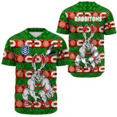Nrl South Sydney Rabbitohs Comic Style Baseball Jersey 5108.jpeg - demo10