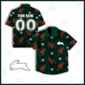 Nrl South Sydney Rabbitohs Custom Name Number Tribal Hawaiian Shirt 3346.jpg - demo10
