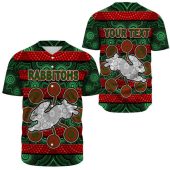 Nrl South Sydney Rabbitohs Custom Text Aboriginal Baseball Jersey 5012.jpeg - demo10